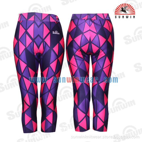 Oem manufactory custom super quality Fashion girls wearing yoga pants 90% polyester 10% spandex yoga pants wholesale pattern leg